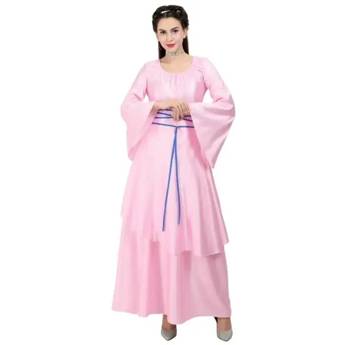 Robe longue médiévale pour femme