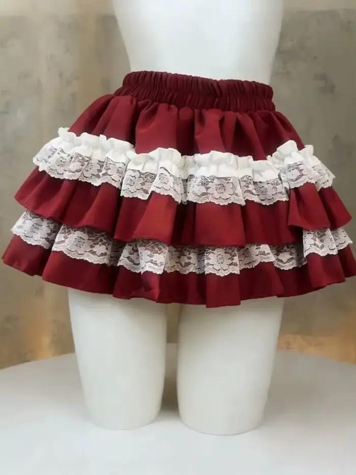 Jupe de style japonais Kawaii pour femme
