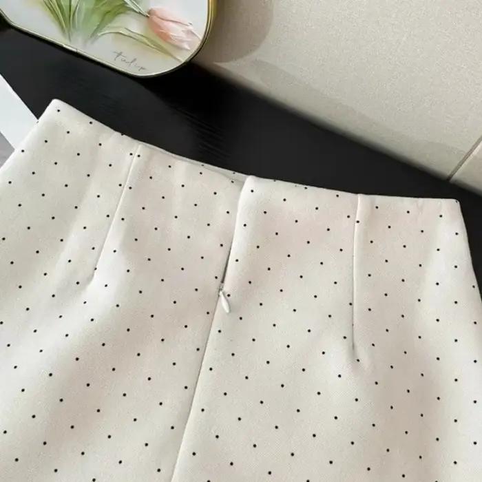 Mini jupe en dentelle à volants pour femmes