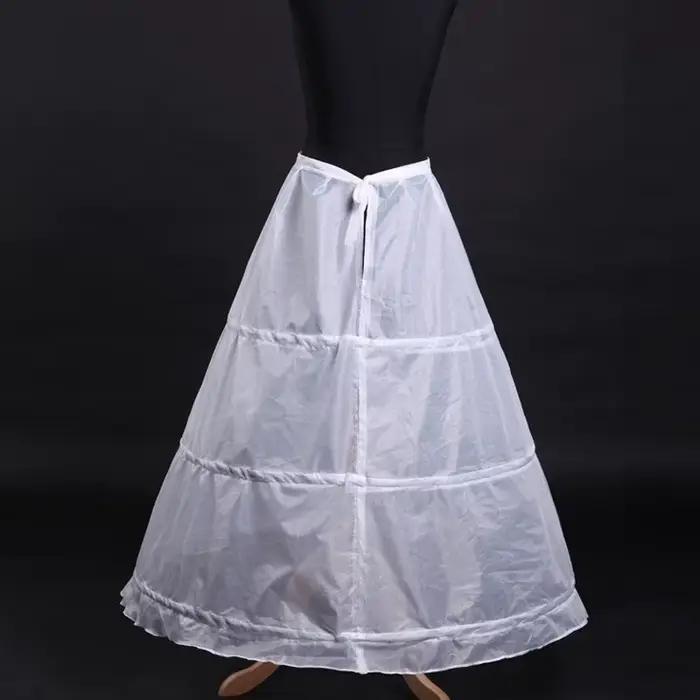 Jupon femme 3 cerceaux sous-jupe blanche accessoires de mariage