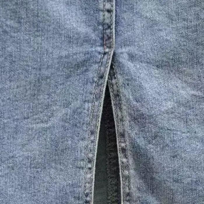 Jupe en jean élastique pour femme