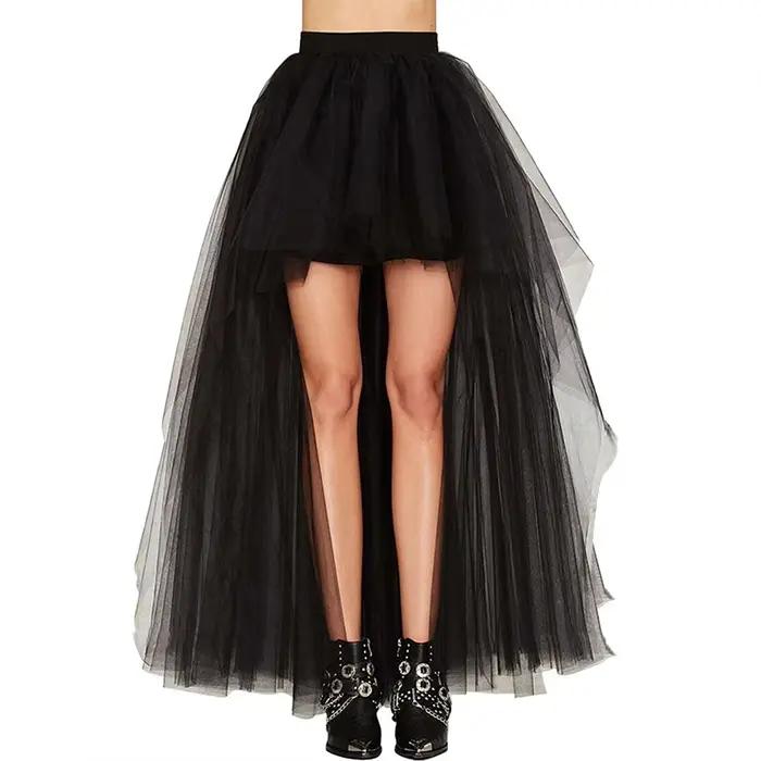 Jupe Punk gothique en Tulle pour femmes