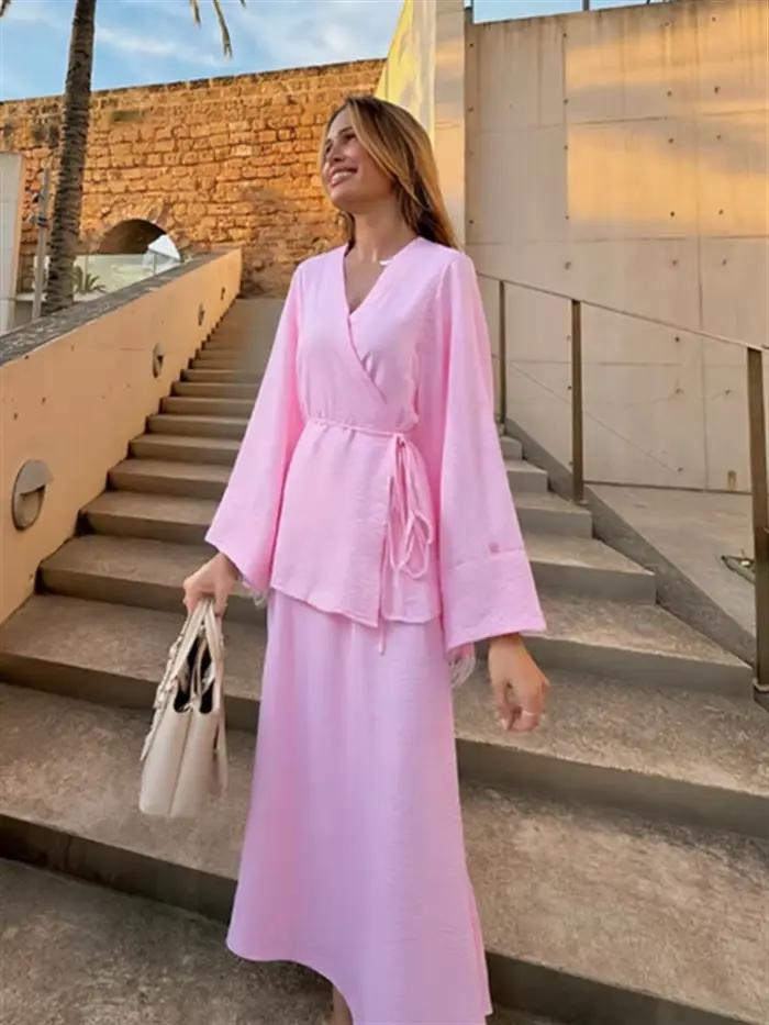 Ensemble chemise et jupe Chic pour femmes