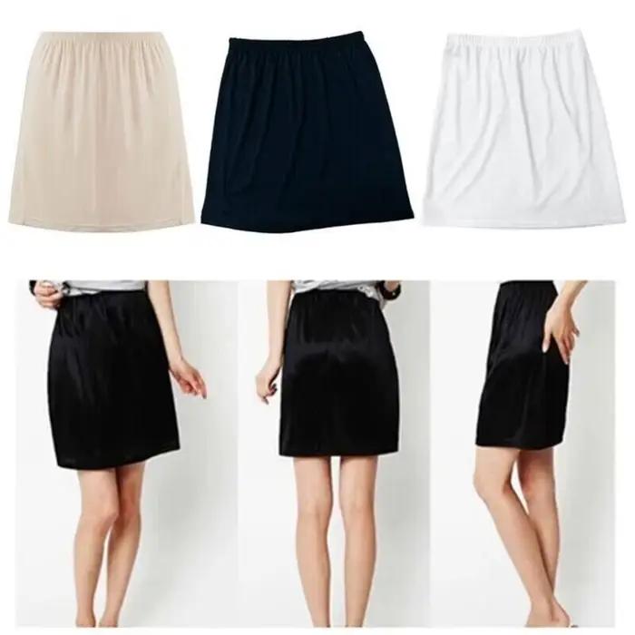 Jupon en Satin pour Femme, Sous-jupe, Lingerie