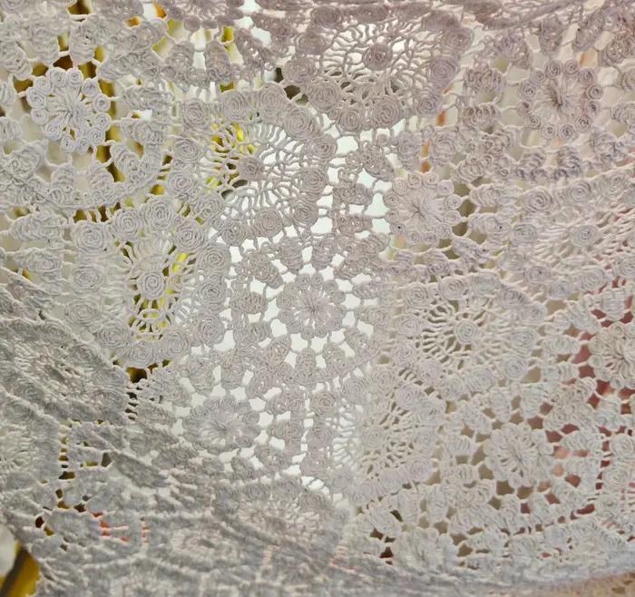 Jupe en coton de forme carrée pour femme