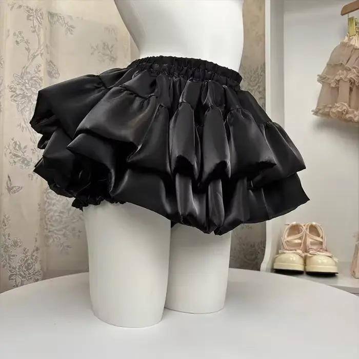 Jupe courte taille élastique douce