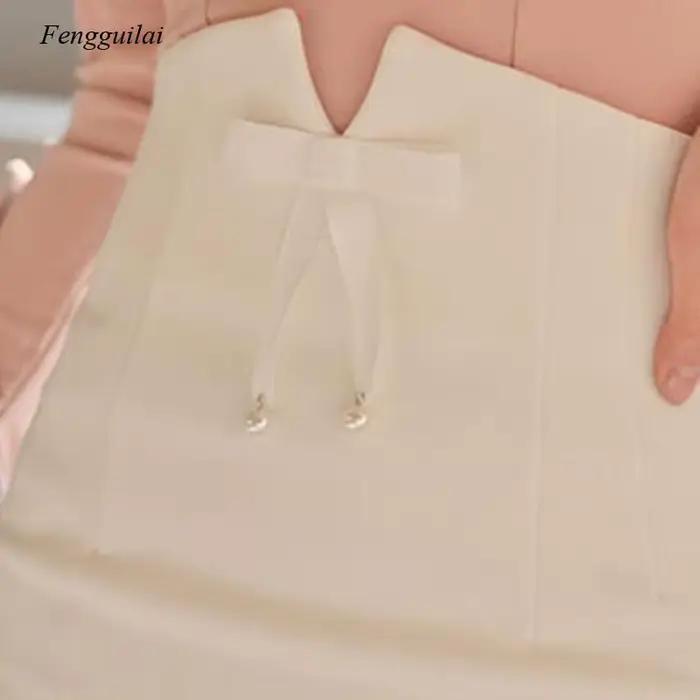 Jupe mi-longue taille haute pour femmes