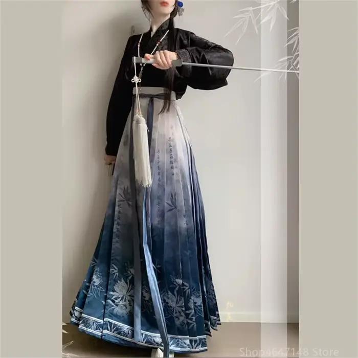 Jupe Hanfu de Style chinois