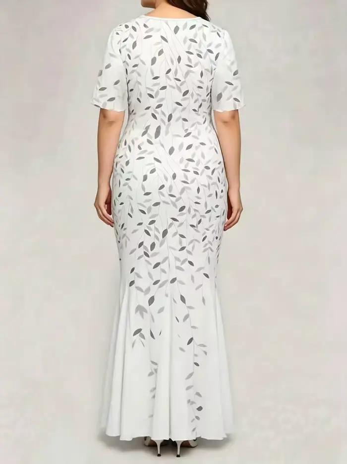 Robe de soirée sirène grande taille pour femme