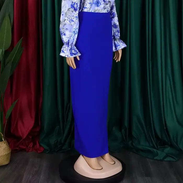 Jupe longue taille haute élégante pour femme