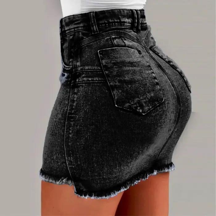 Jupe mini décontractée en polyester pour femmes, design sexy et élégant, ajustement parfait, polyvalente pour toutes les saisons et occasions