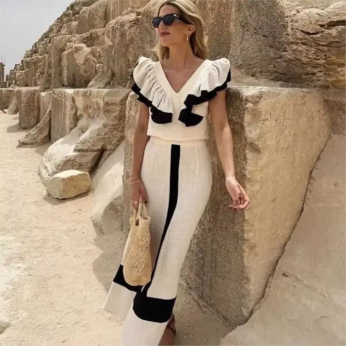 Ensemble jupe élégante pour femmes