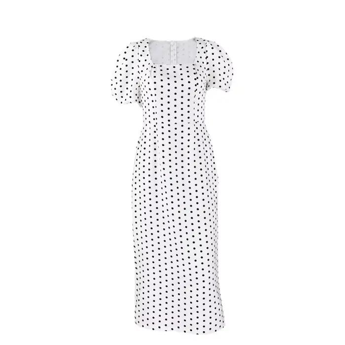 Nouvelle robe jupe à pois printemps/été 2026 pour femme