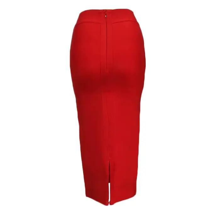 Jupes longues femmes été Sexy pansement jupe crayon femme vêtements grande taille mode Harajuku Vintage élastique dames