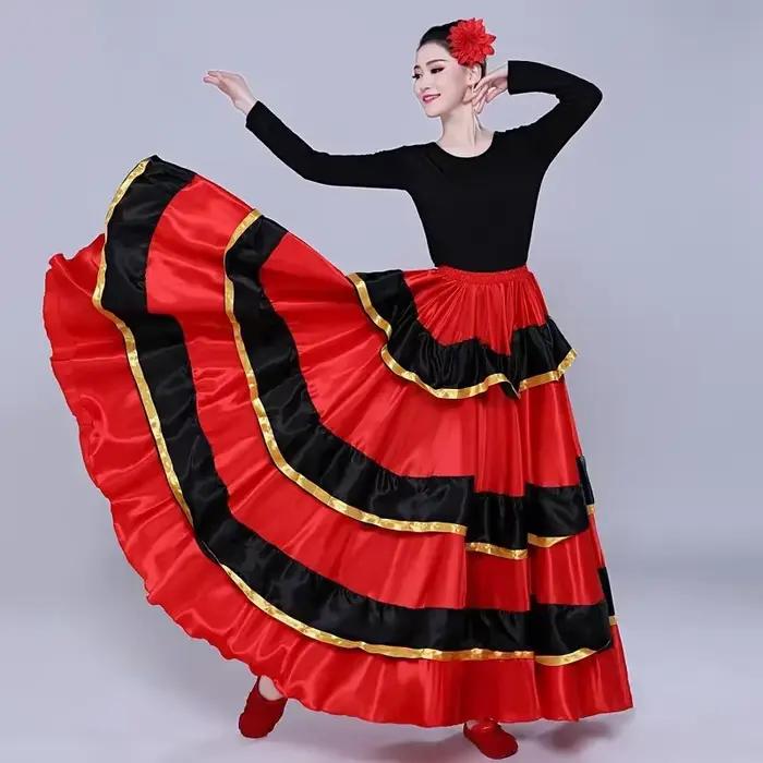 Jupe de danseuse gitane pour femme