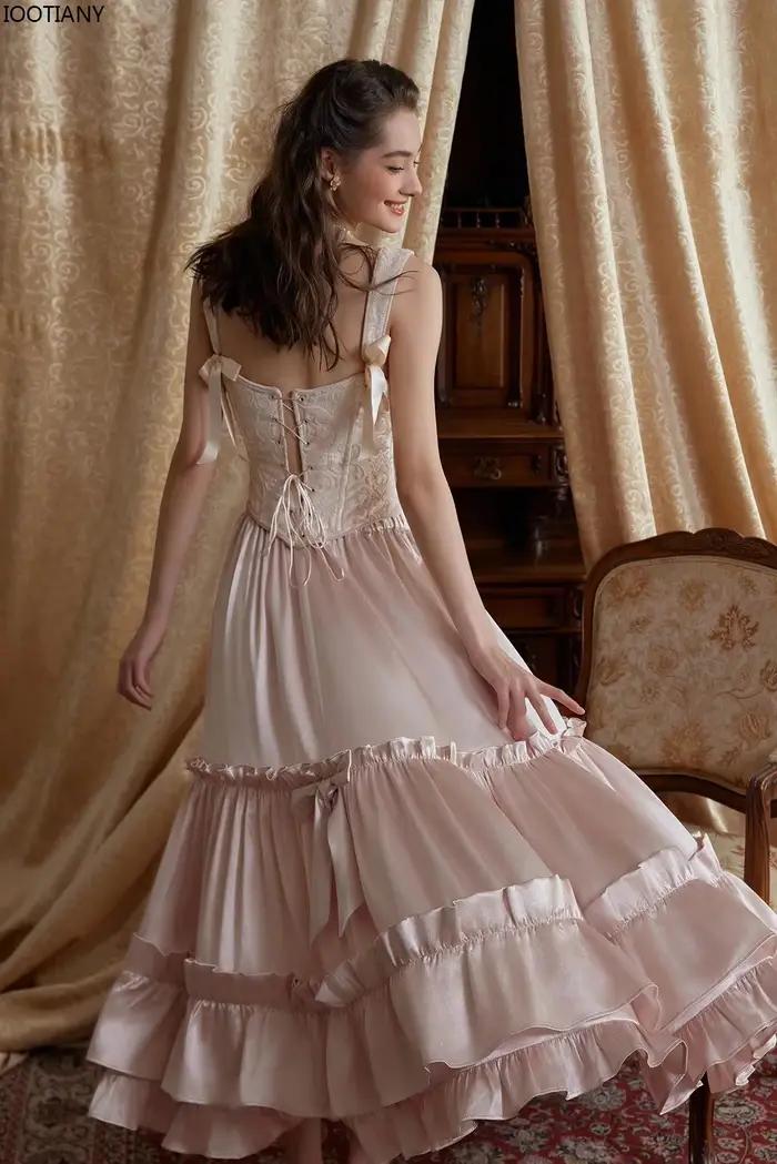 Iwing TIANY-Jupe Vintage Rose pour Femme