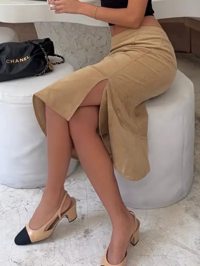 Jupe Midi Vintage Femme Trendix 2026