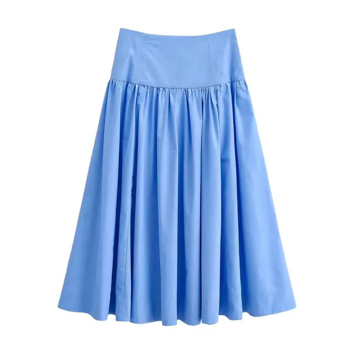 Jupe midi tendance style navetteur