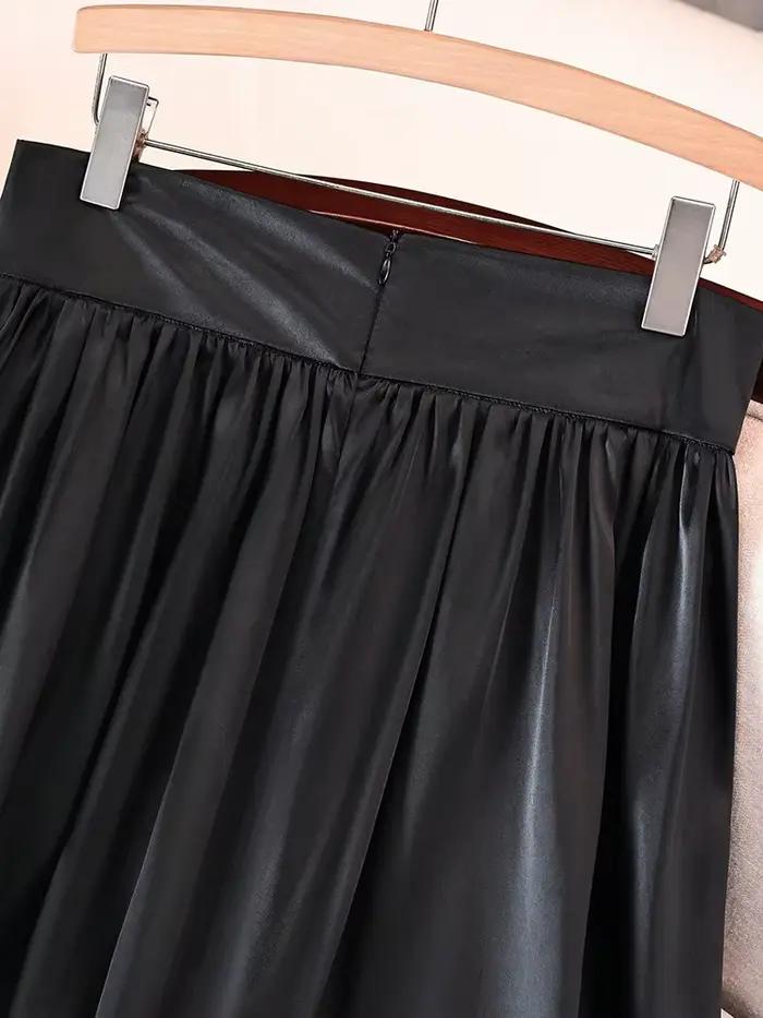 Jupes longues trapèze élégantes pour femmes