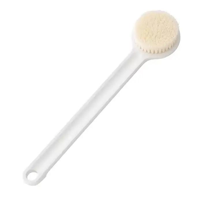 Brosse de douche à long manche pour le dos, poils doux, exfoliante pour le corps, pour la santé de la peau, accessoires de bain