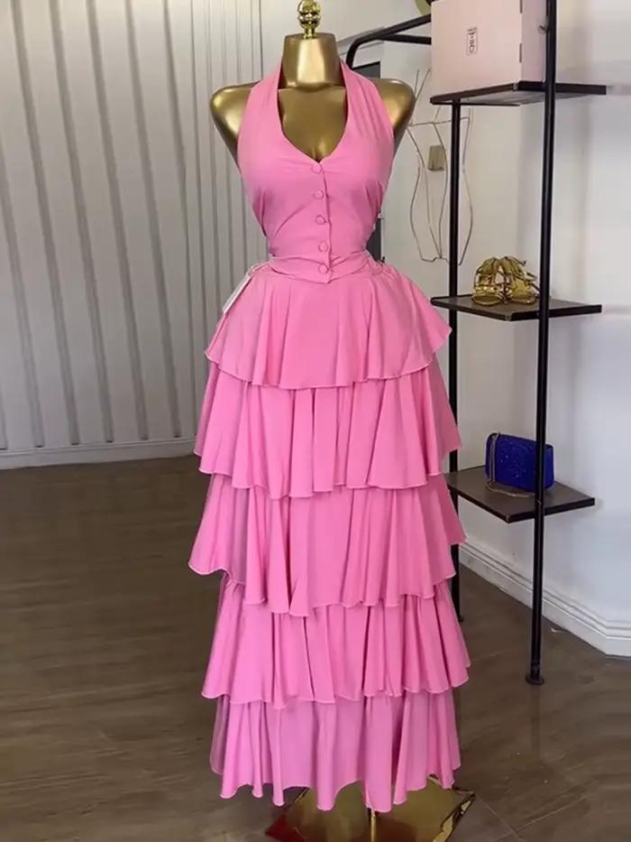 Ensemble jupe d'été 2 pièces pour femme