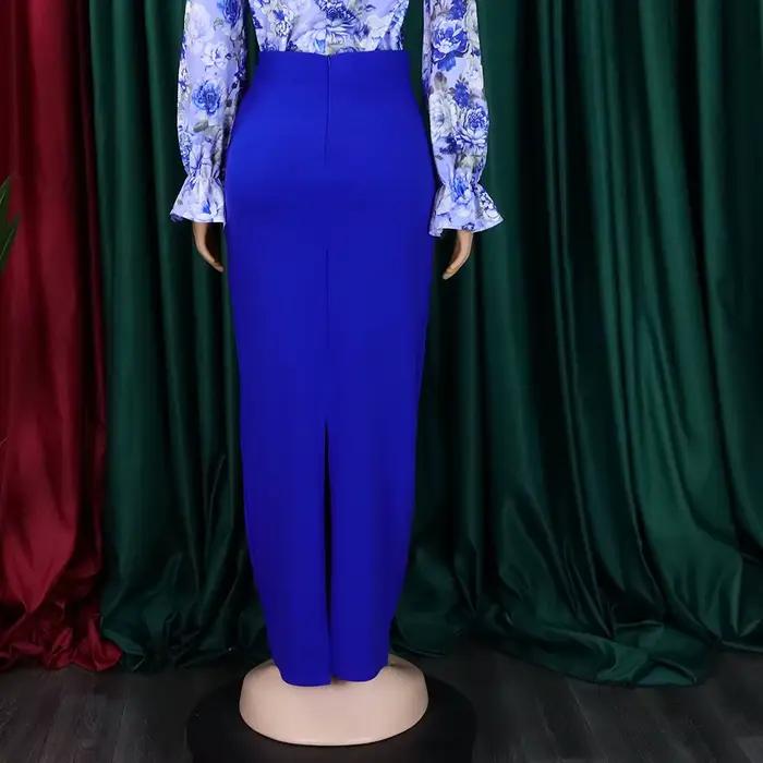 Jupe longue taille haute élégante pour femme
