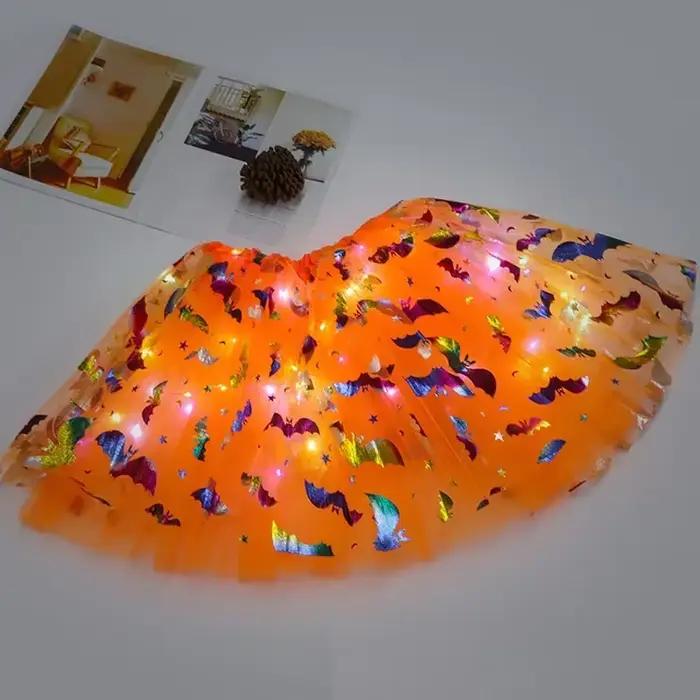 Jupe Tutu de Chauve-souris Araignée Lumineuse LED pour Femme et Fille
