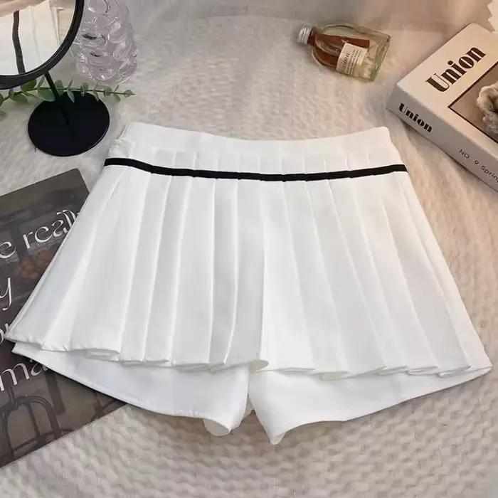 Mini jupes plissées pour femmes