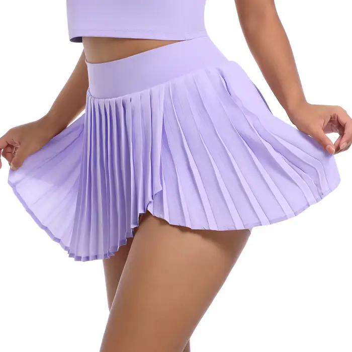 Nouvelle jupe plissée avec poches