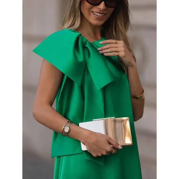 Robe longue à volants pour femmes