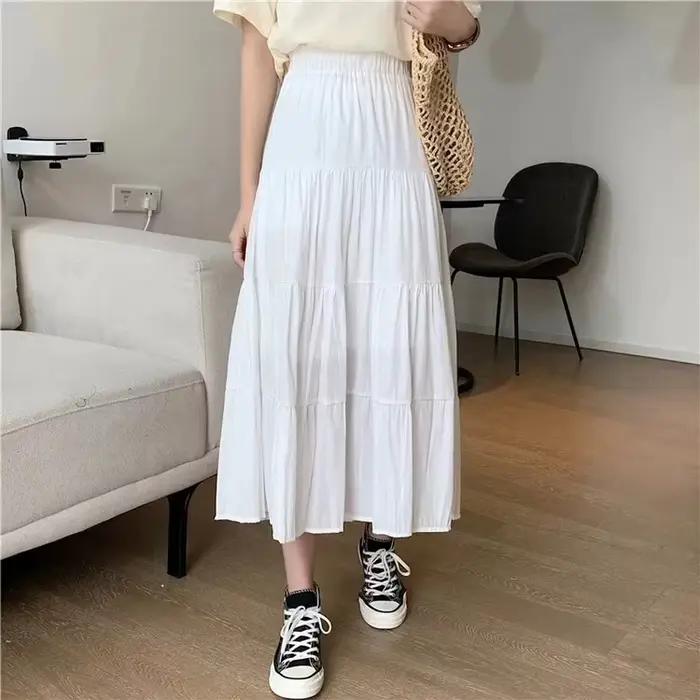 Jupe longue trapèze chic pour femme