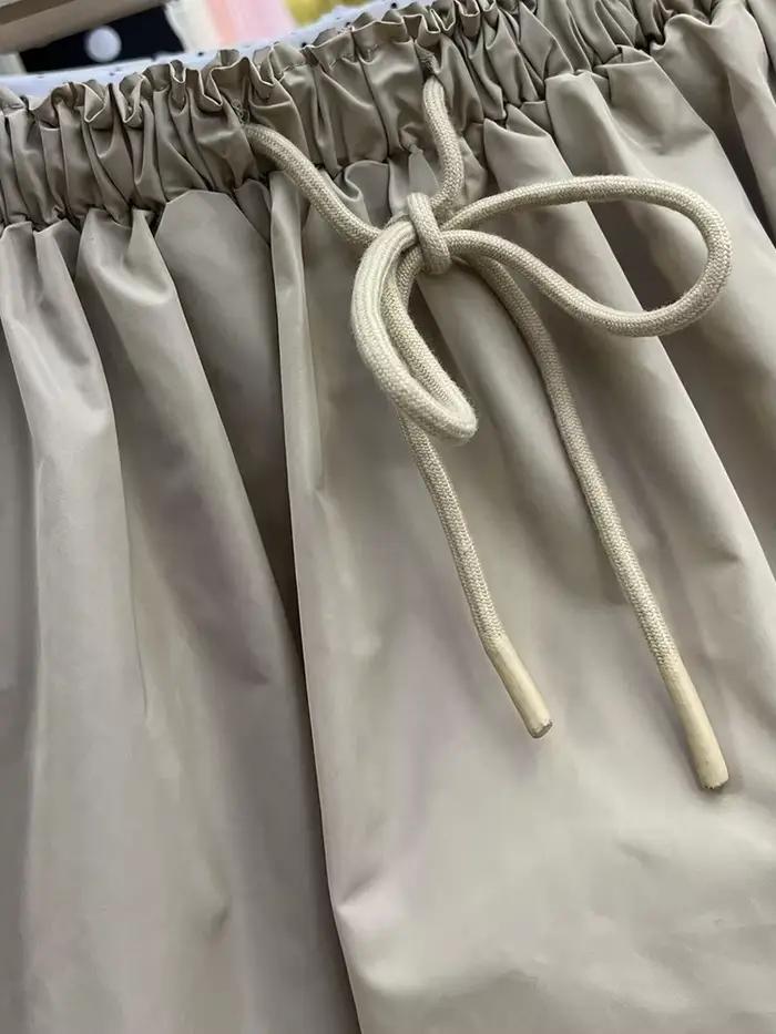 Jupe trapèze taille haute vintage à lacets Dancing JL Ants pour femme mini courte office été occasions spéciales