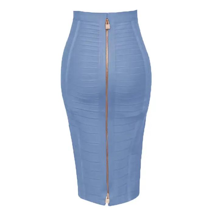 Femmes mode d'été Sexy noir rouge Beige blanc jupe de pansement 2026 tricoté élastique doux couleur bonbon