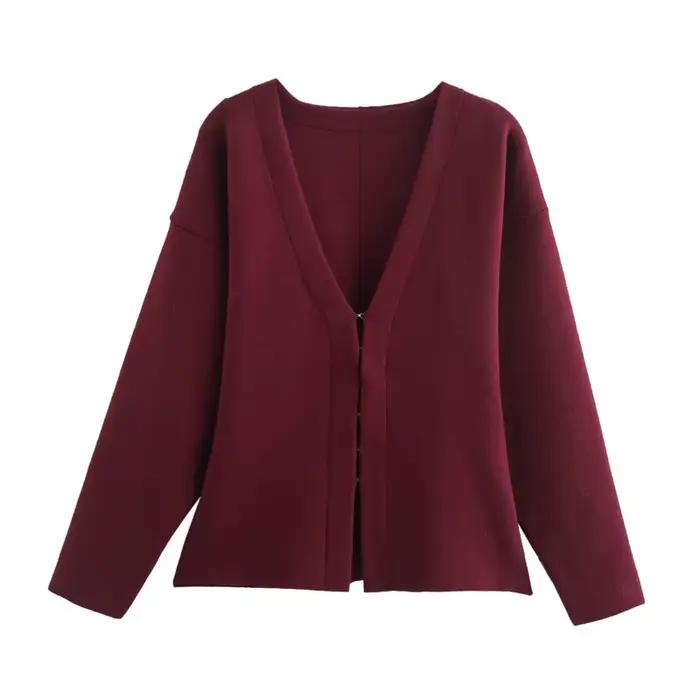 Ensemble veste tricotée et jupe courte