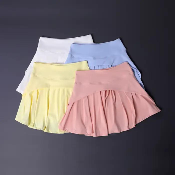Jupe évasée taille haute pour femmes