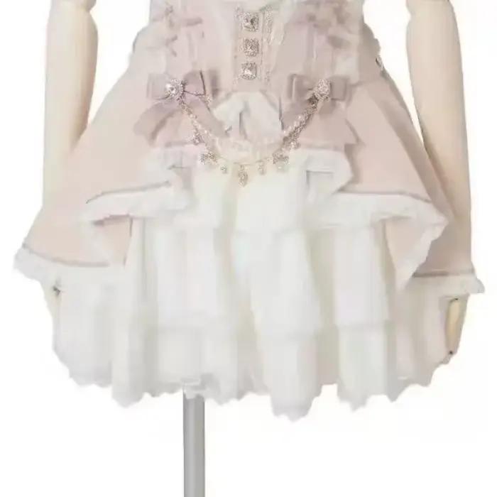 Ensemble jupe Lolita japonaise mignonne pour femme