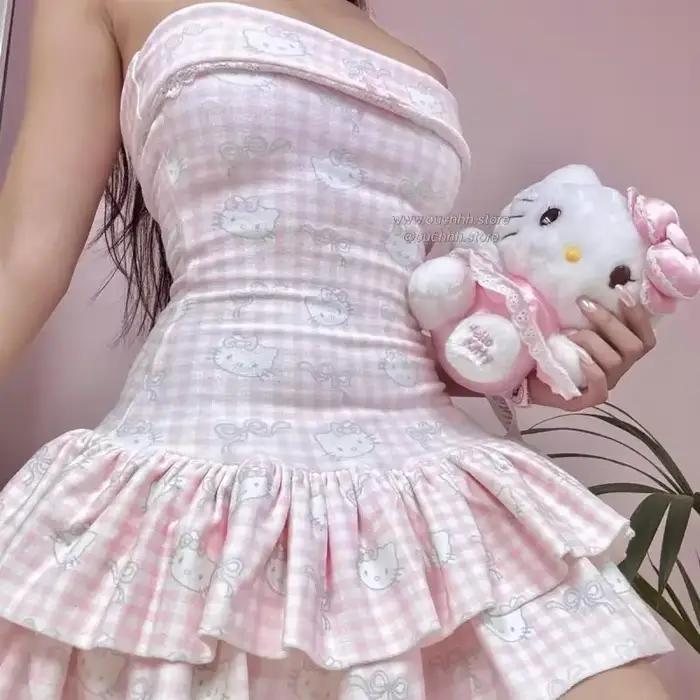 Jupe japonaise Hello Kittys