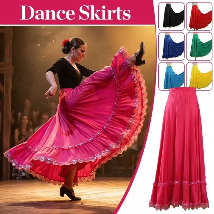 Jupe de danse flamenco espagnole pour femme