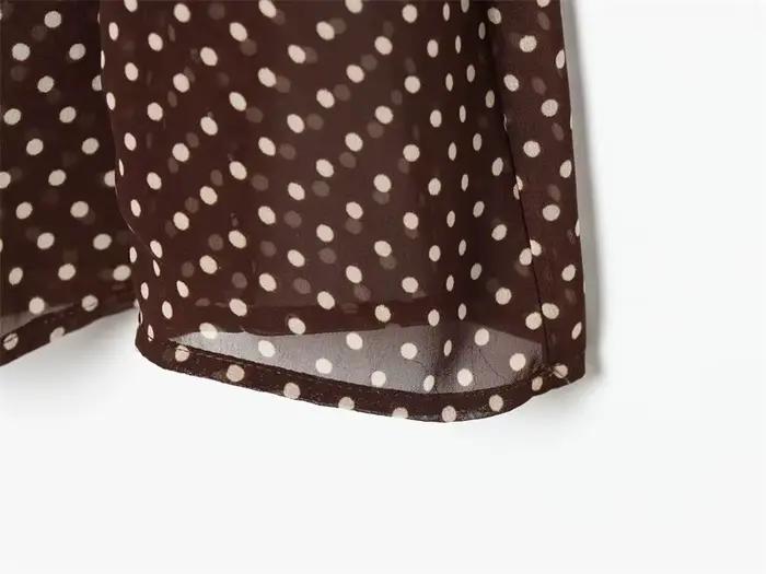 Jupe à pois pour femme