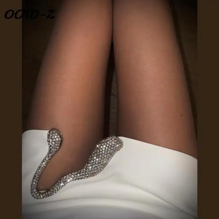 Ensemble Mini jupe Sexy en strass pour femmes