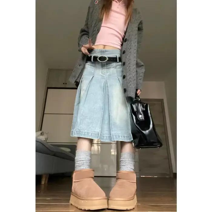 Jupe en jean en forme