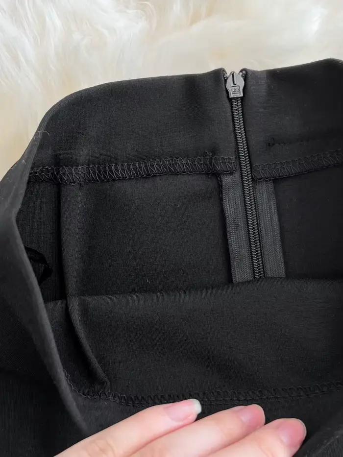 Jupe trompent taille haute à volants pour femmes, jupe ronde sexy, élégante, monochromatique, bureau, printemps, été