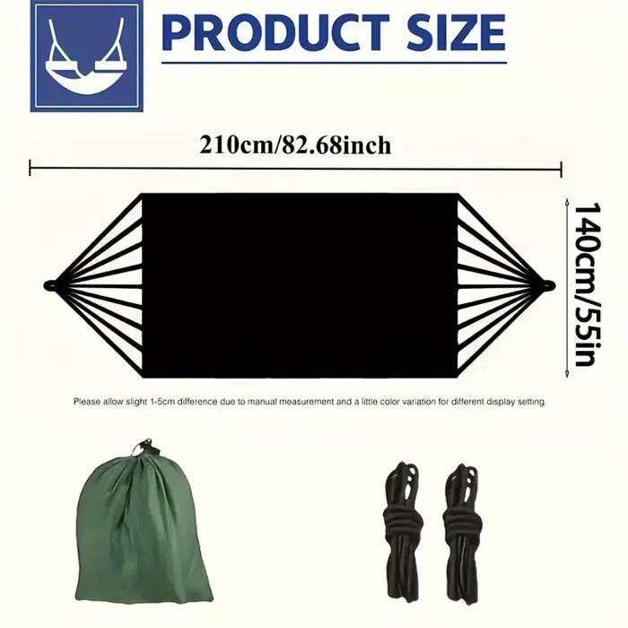1 ensemble de hamac avec sangles et sac de rangement, adapté aux pique-niques sur la plage, la randonnée, chaises longues d'extérieur légères et durables, lanières