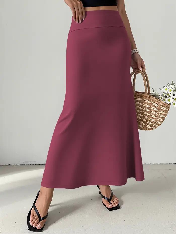 Jupe longue décontractée chic