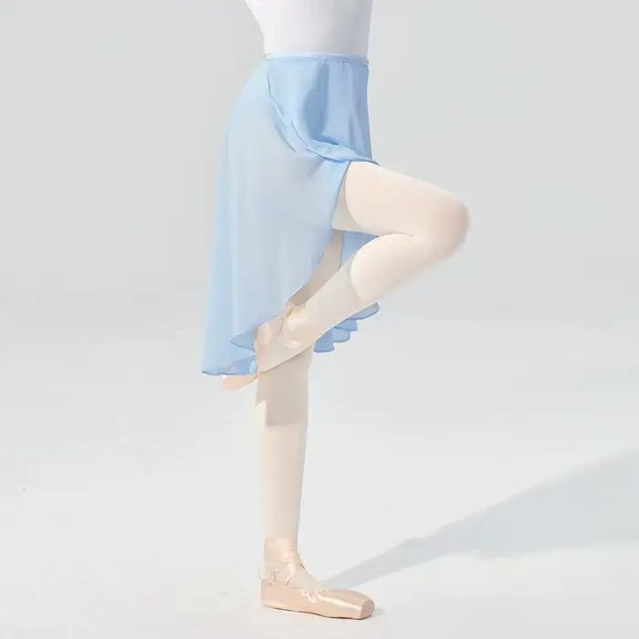 Jupe de ballet en mousseline noire pour femme