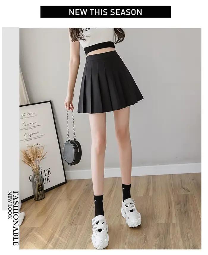 Mini jupes plissées pour femmes