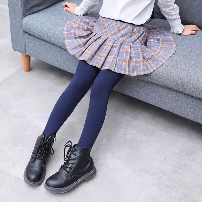 Filles jupes-pantalons fille Leggings avec jupes mince Patchwork jupe-pantalon
