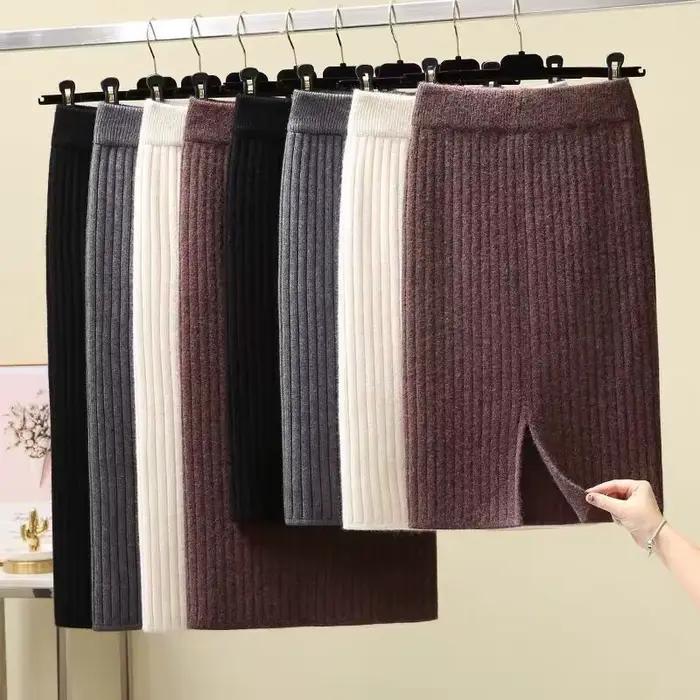 Jupe crayon moulante taille haute pour femme