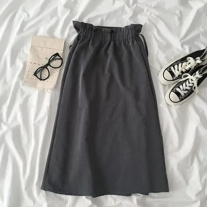 Jupes taille haute à lacets pour femmes
