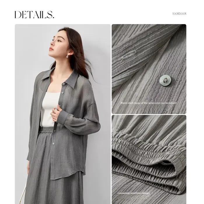 Ensemble jupe 2 pièces SENTUBILA en Lyocell pour femme